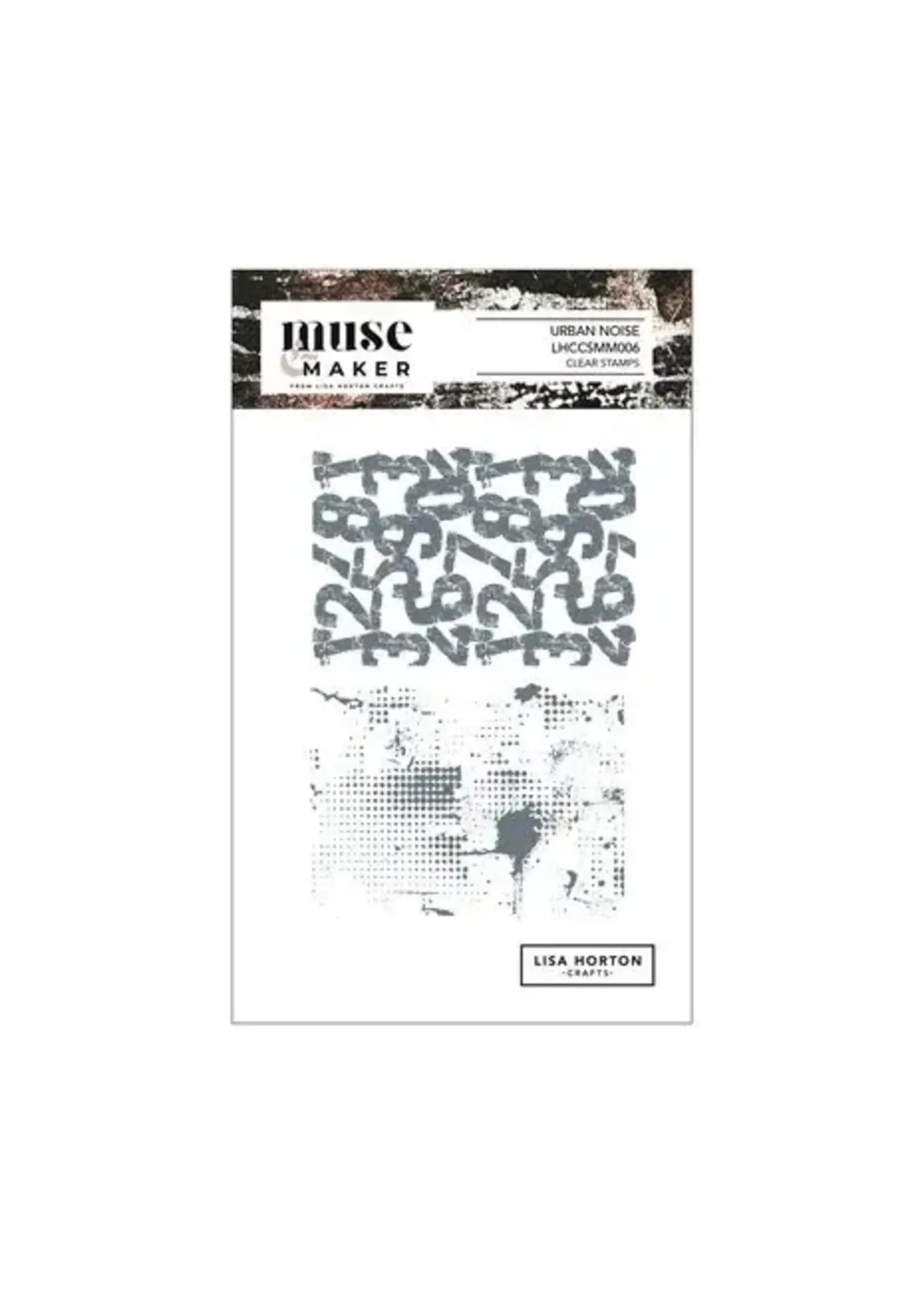 Muse & Maker A6 Clear Stamp Set Urban Noise (LHCCSMM006)