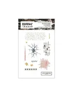 Muse & Maker A6 Clear Stamp Set Blotted Script (LHCCSMM008)