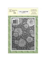 Floribunda Background 5x7 Inch 3D Embossing Folder (LHCEF182)