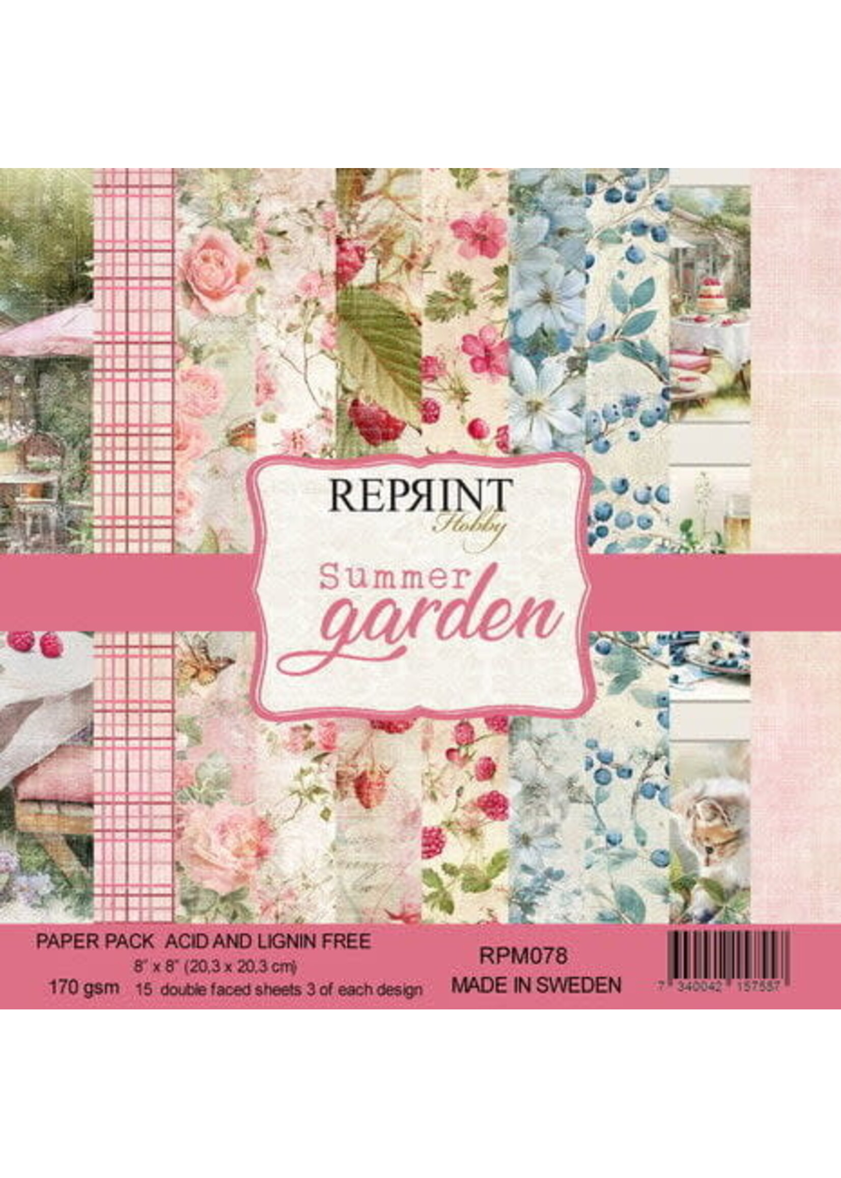 Summer Garden 8x8 Inch Paper Pack (RPM078)