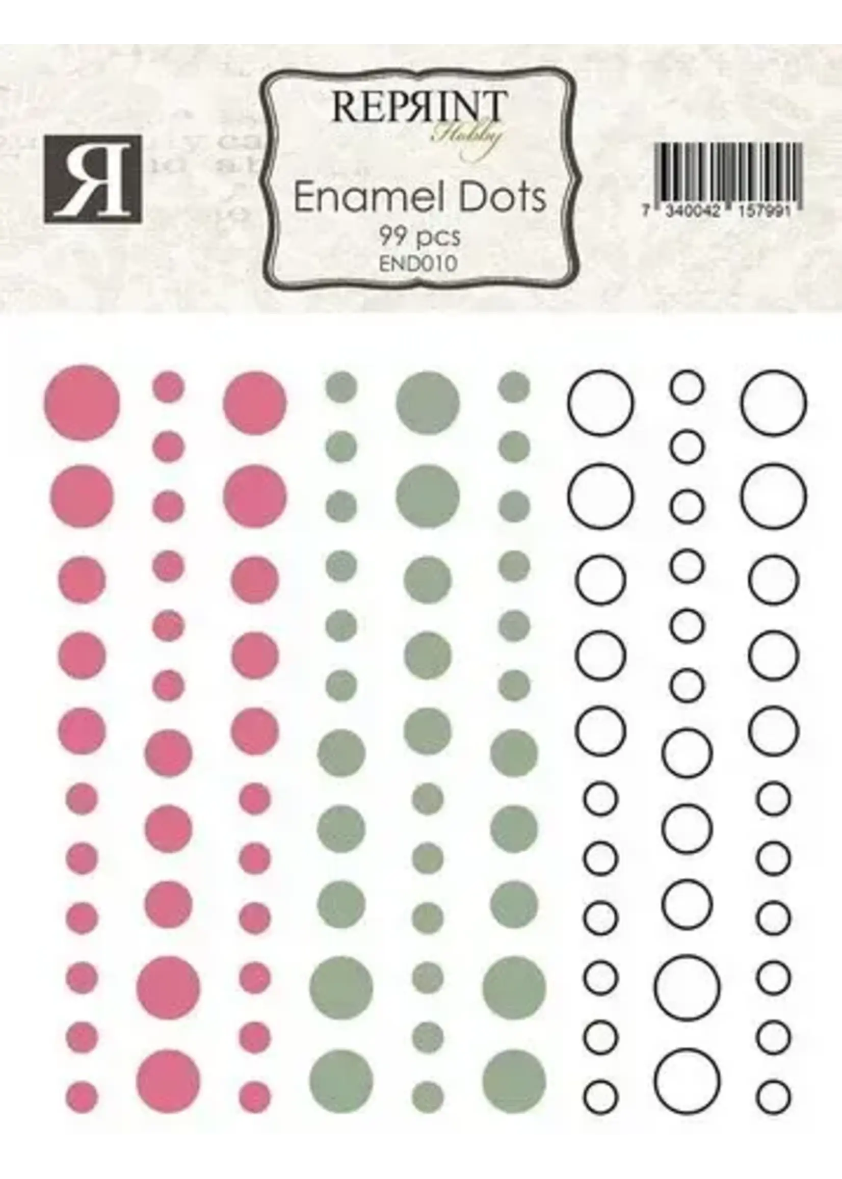 Summer Garden Enamel Dots (99pcs) (END010)