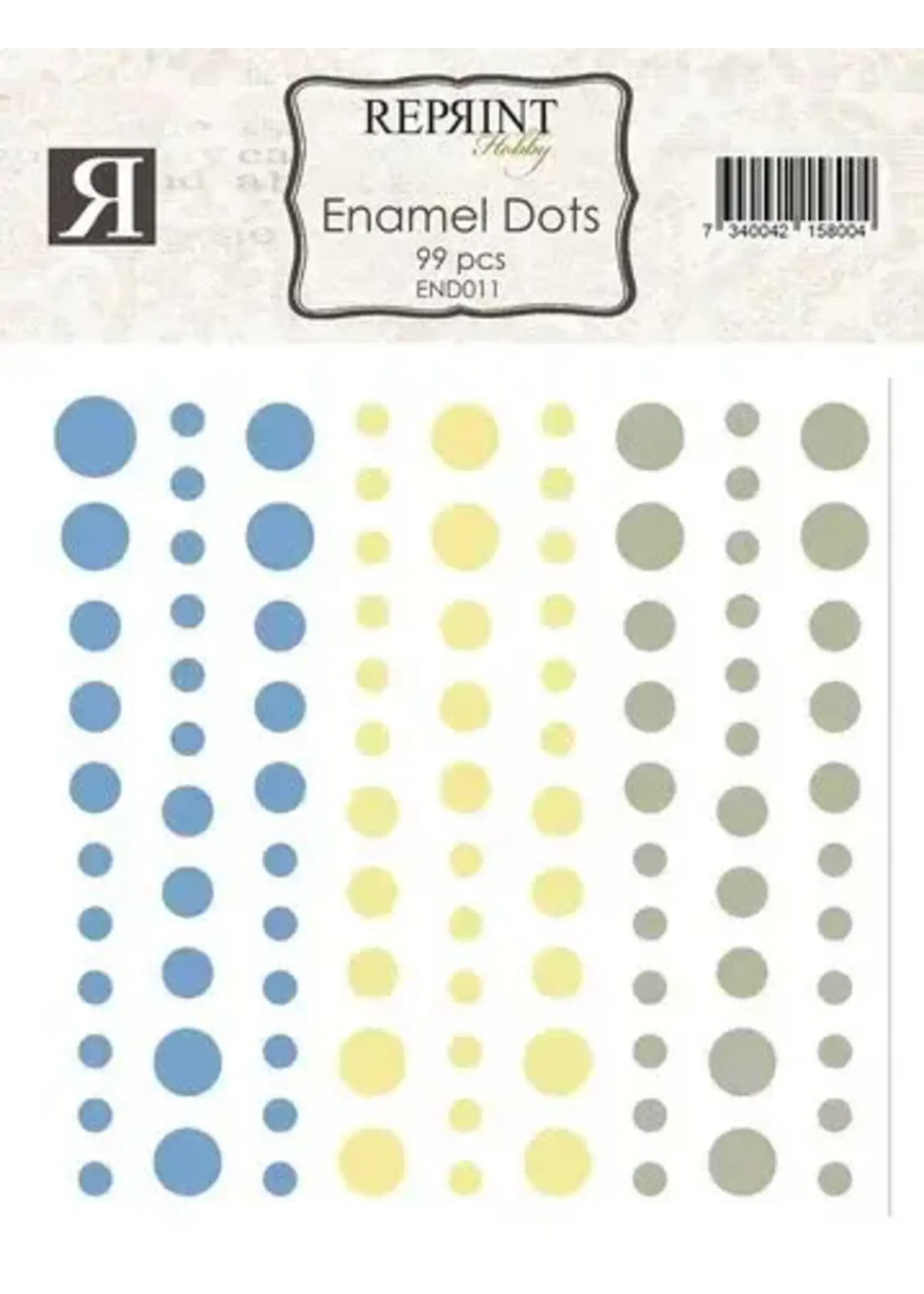 Summer Meadow Garden Enamel Dots (99pcs) (END011)