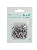 We R Makers • Crop-A-Dile Oval Eyelets Silver 50pcs We R Makers 735145