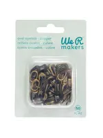 We R Makers • Crop-A-Dile Oval Eyelets Copper 50pcs We R Makers 735144