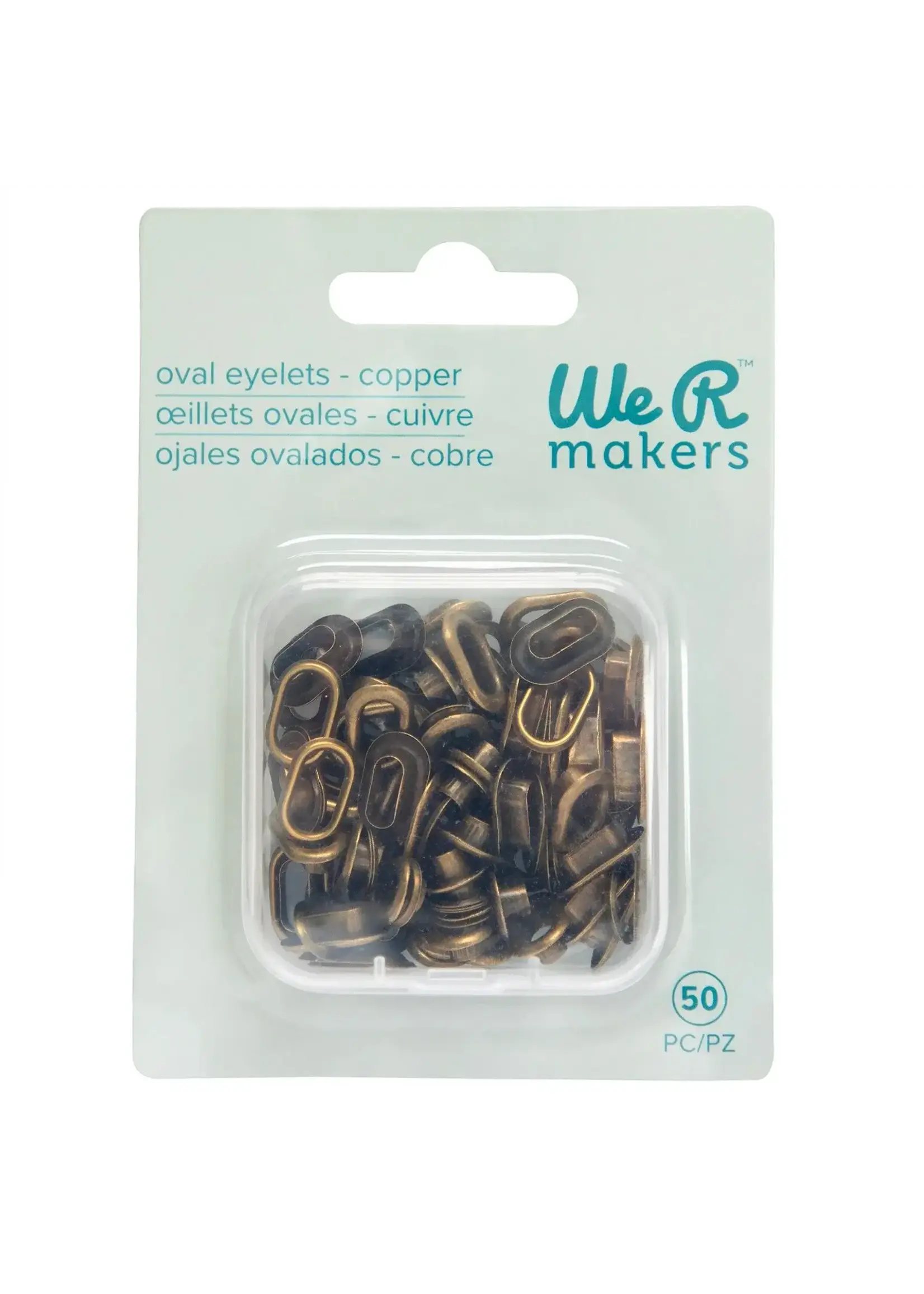 We R Makers • Crop-A-Dile Oval Eyelets Copper 50pcs We R Makers 735144