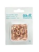 We R Makers • Crop-A-Dile Oval Eyelets Gold 50pcs We R Makers 735143