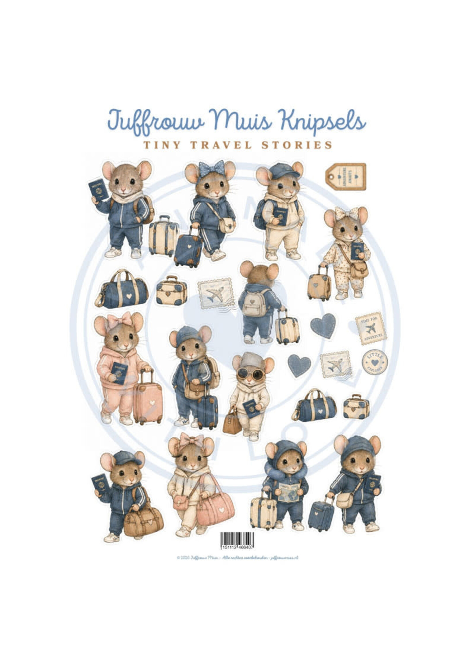 Juffrouw Muis Knipsel - Tiny Travel Stories
