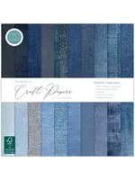 Essentiële knutselpapieren 12x12 inch papieren blok denim texturen (CCEPAD044)