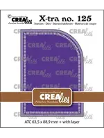 X-tra die ATC met één afgeronde hoek en kleine strepen (CLXtra125)