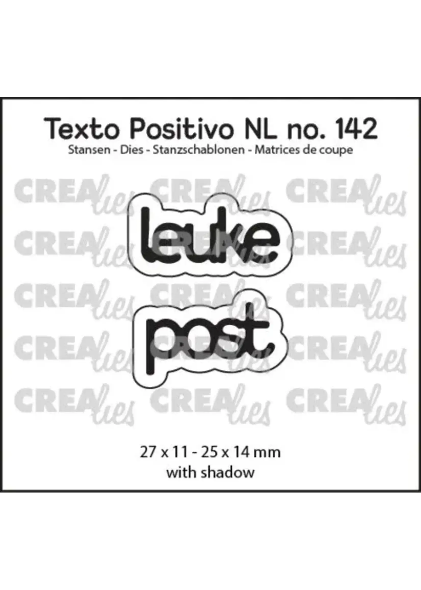 Texto Positivo sterft Dutch Leuke Post (POSNL142)