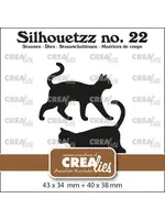 Silhouetzz Katten Staand (CLSH22)