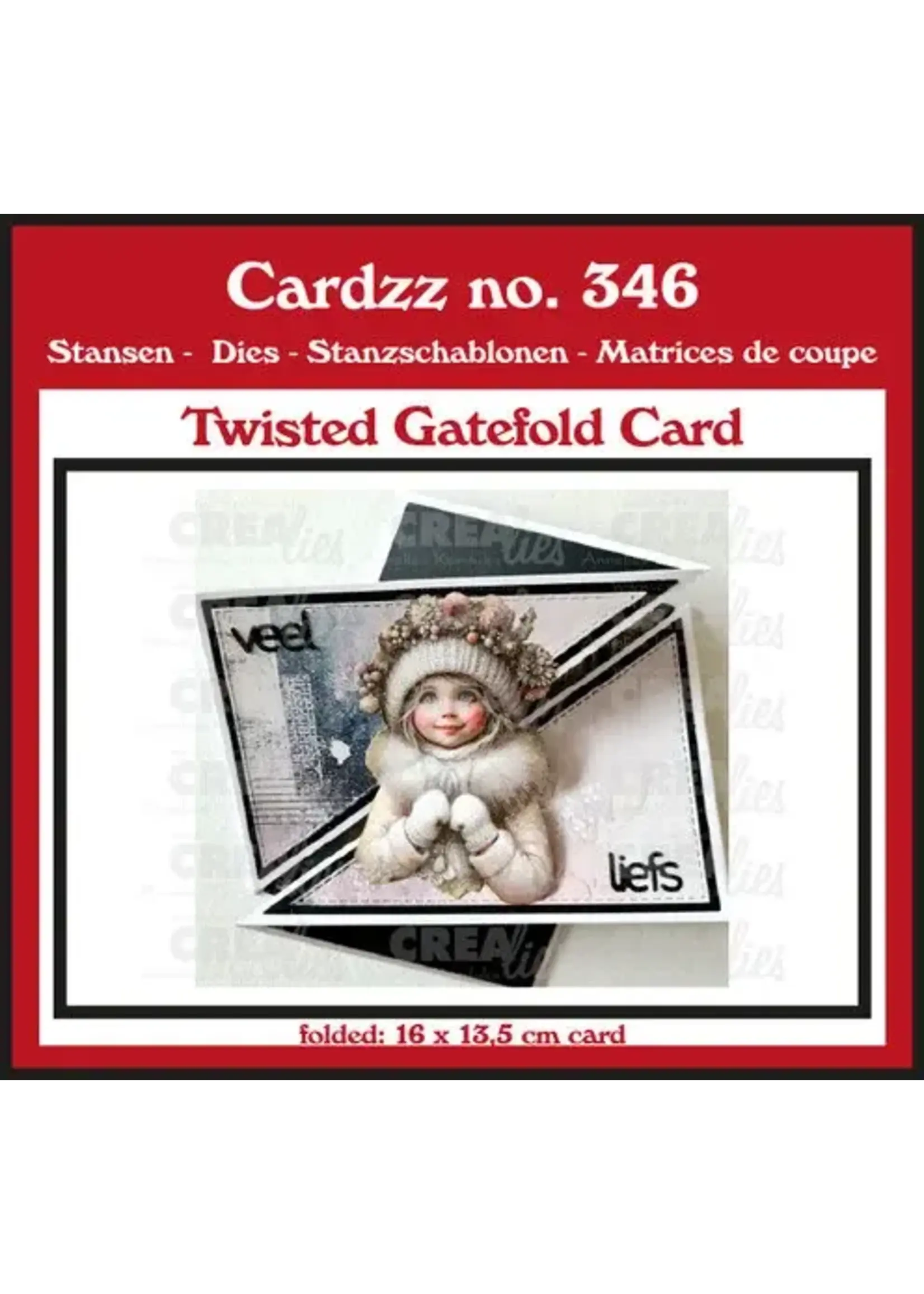 Cardzz die gedraaide Gatefold-kaart (CLCZ346)