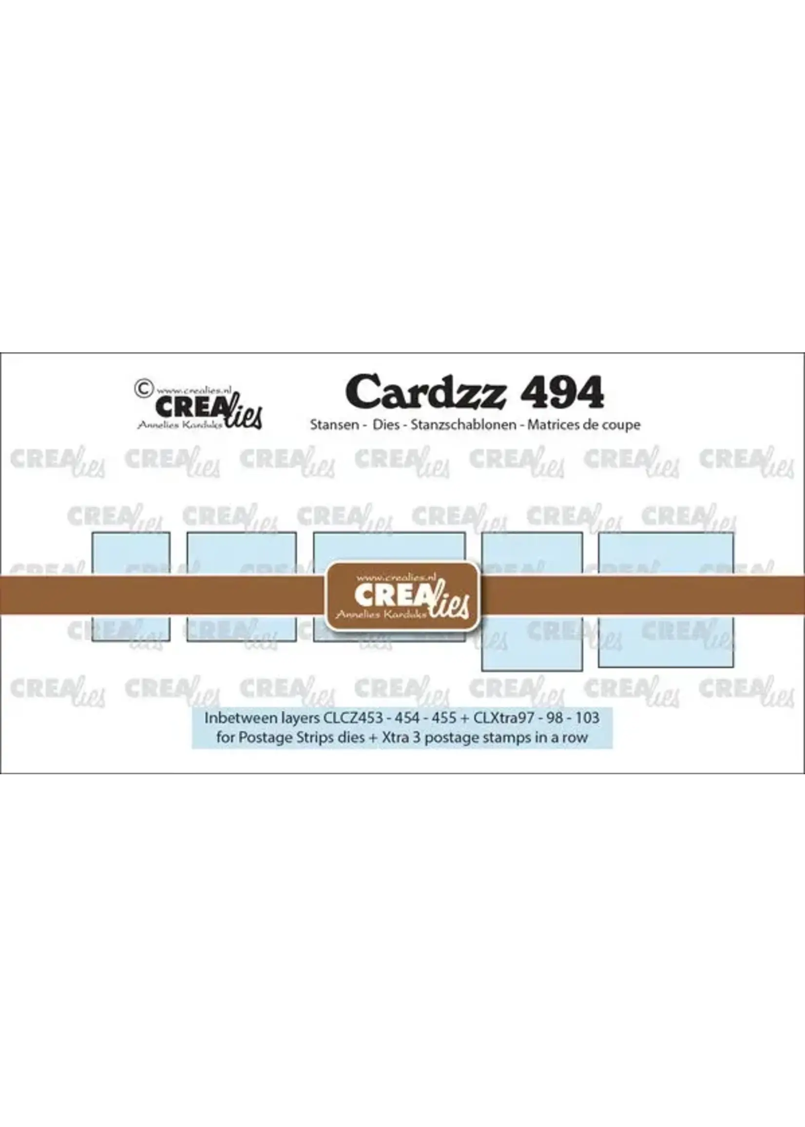 Cardzz dies tussen lagen voor CLCZ 453, 454, 455 & X-tra 97, 98, 103 (CLCZ494)