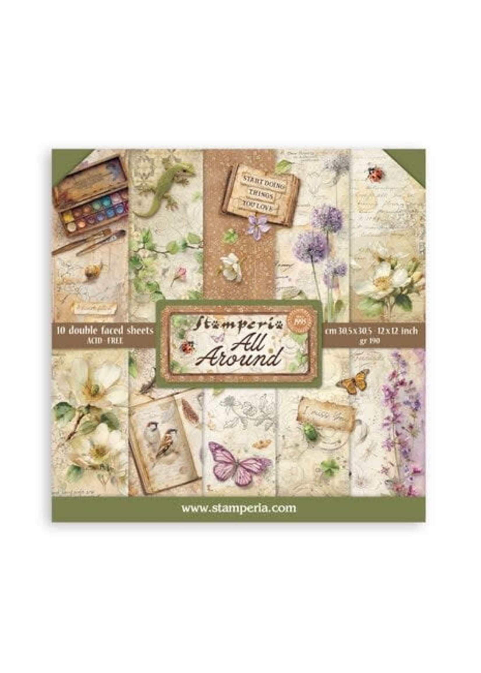 All Around 12x12 Inch Paper Pack (SBBL187)