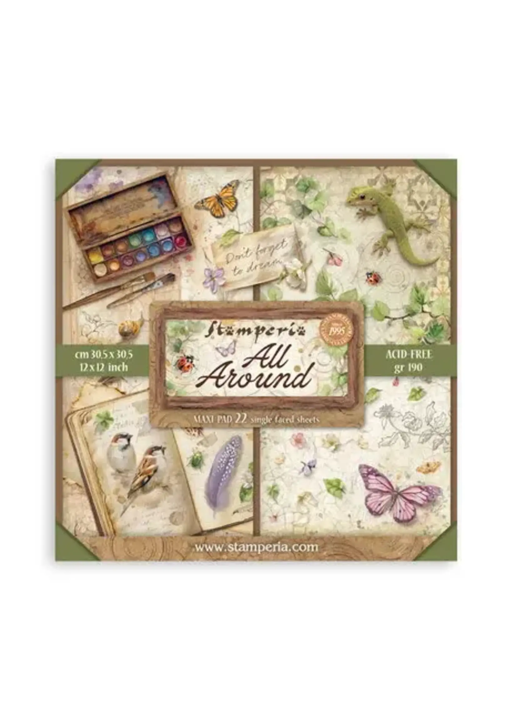 All Around 12x12 Inch Paper Pack (Single Face) (SBBXLB37)