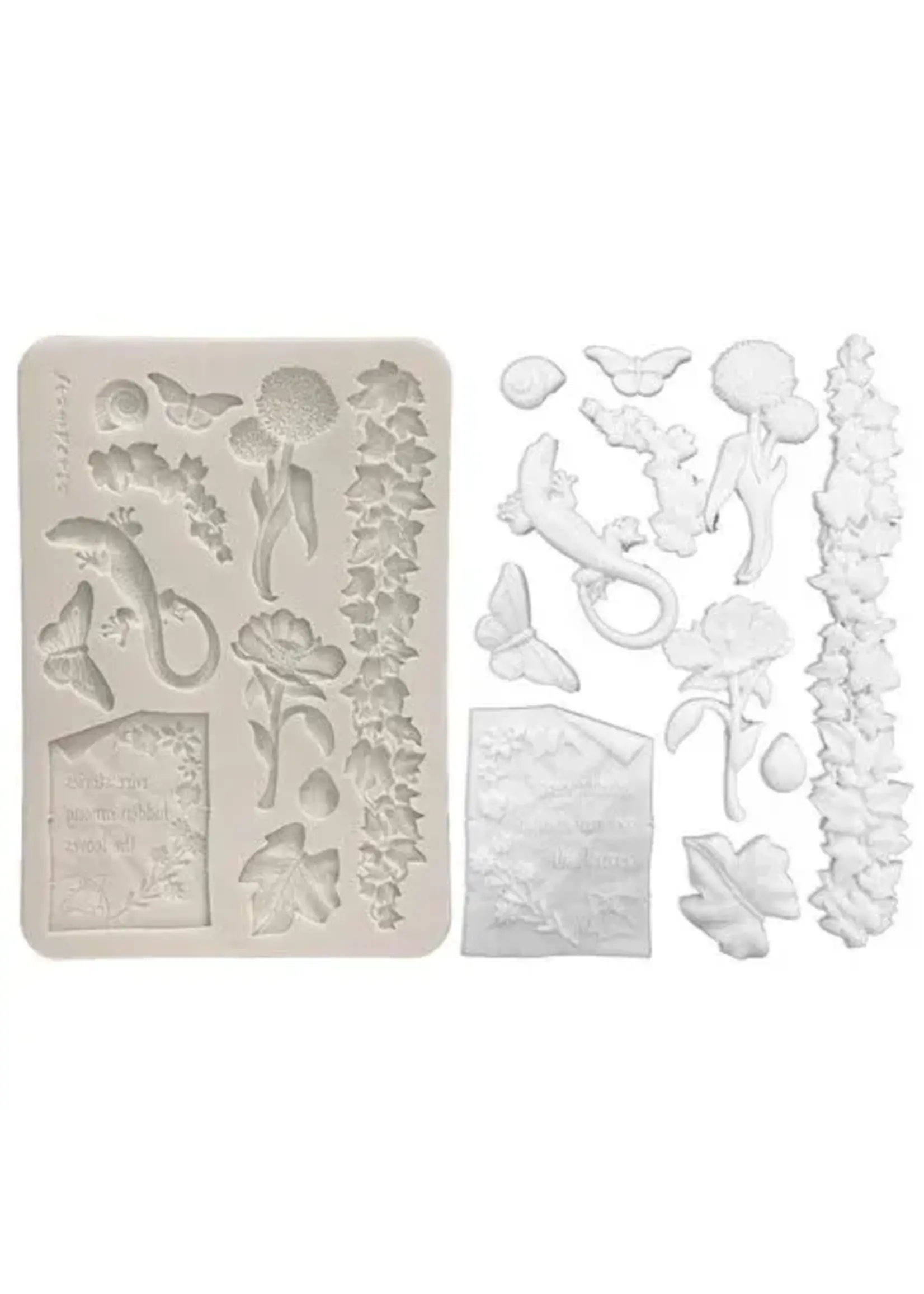 All Around A5 Silicon Mould Flowers and Leaves (KACMA611)