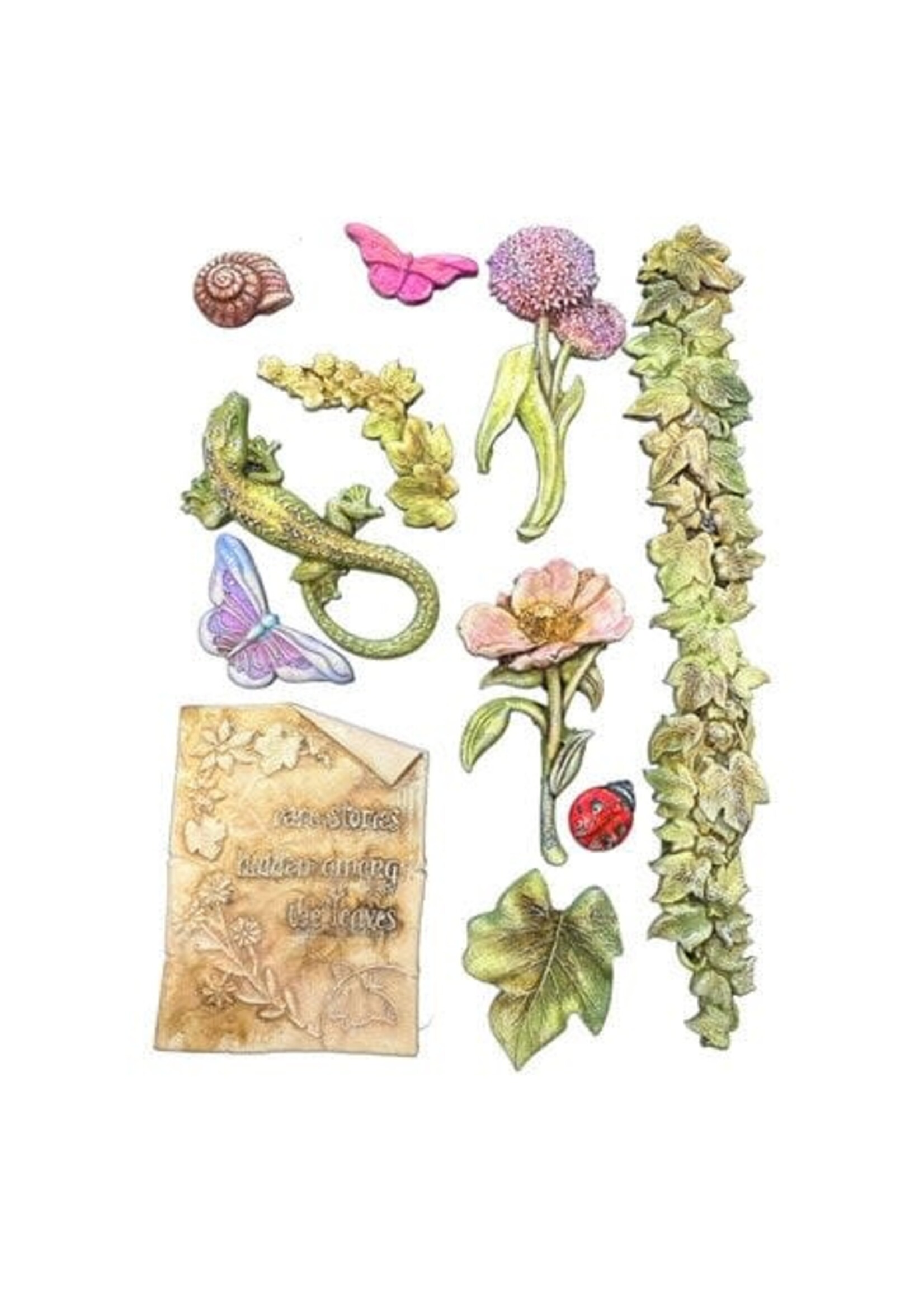 All Around A5 Silicon Mould Flowers and Leaves (KACMA611)