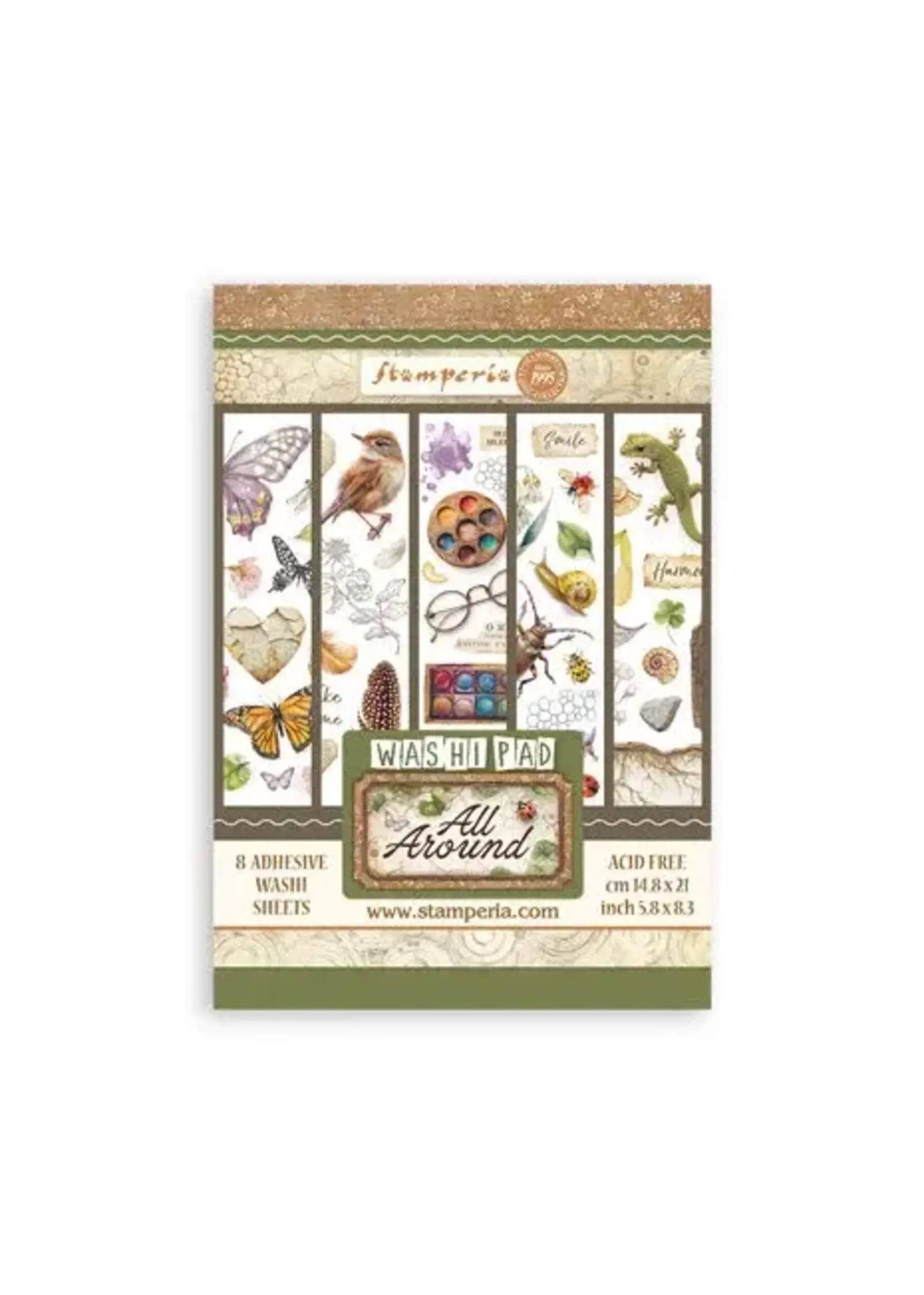 All Around A5 Washi Pad (8pcs) (SBW33)
