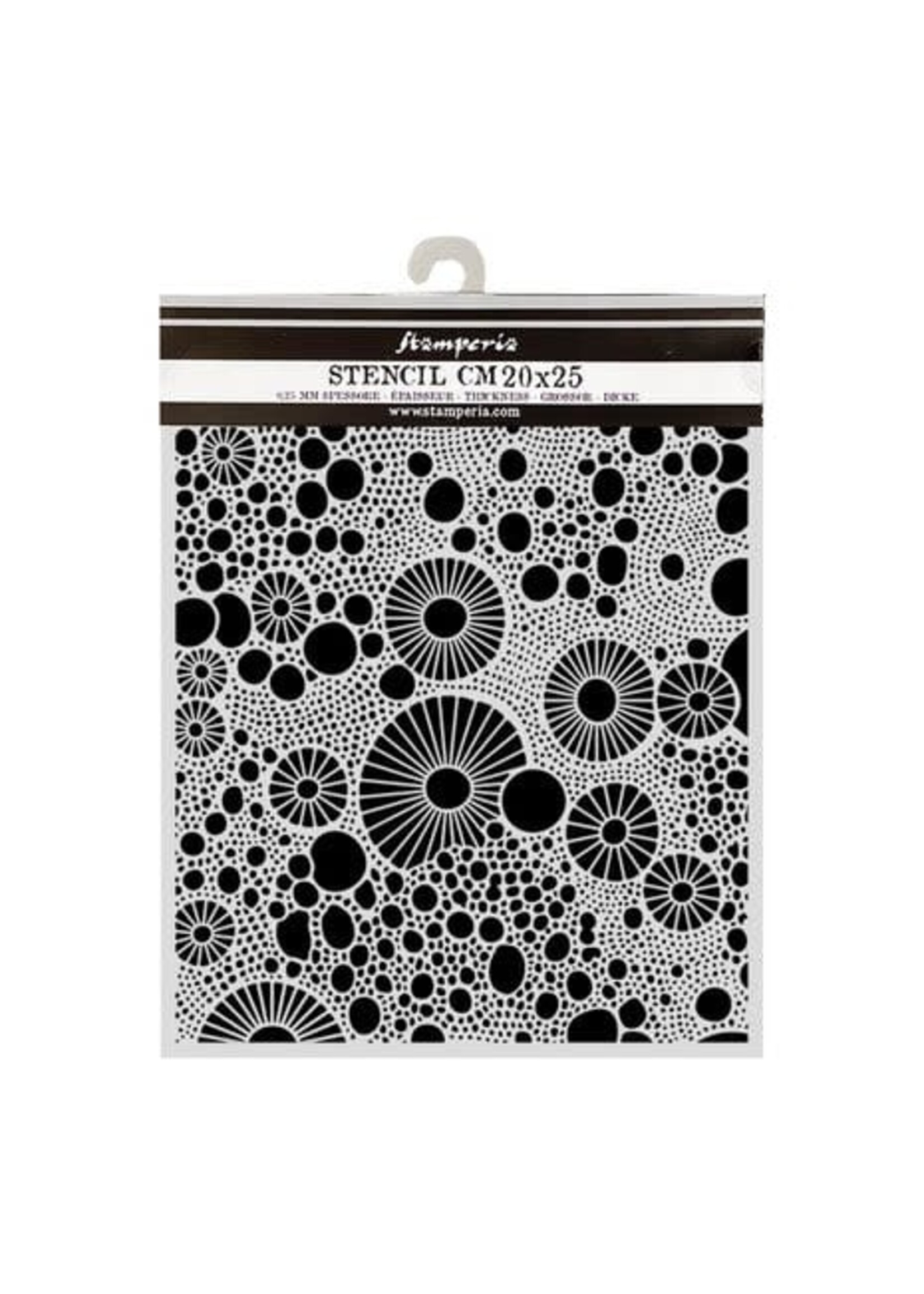 All Around Thick Stencils 20x25cm Rings (KSTD206)