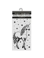 Wonderland Thick Stencils 12x25cm Unicorn (KSTDL162)