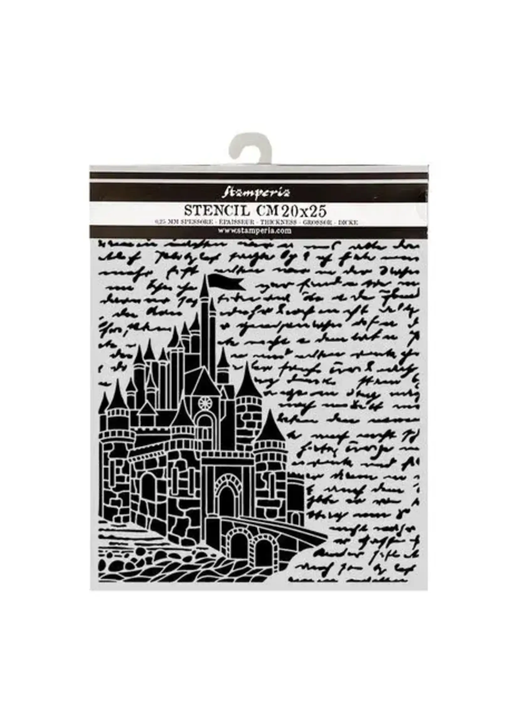 Wonderland Thick Stencils 20x25cm Castle (KSTD208)
