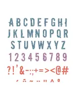 Sizzix • Thinlits Die Set 43pcs Typography by Seth Apter Sizzix 667050