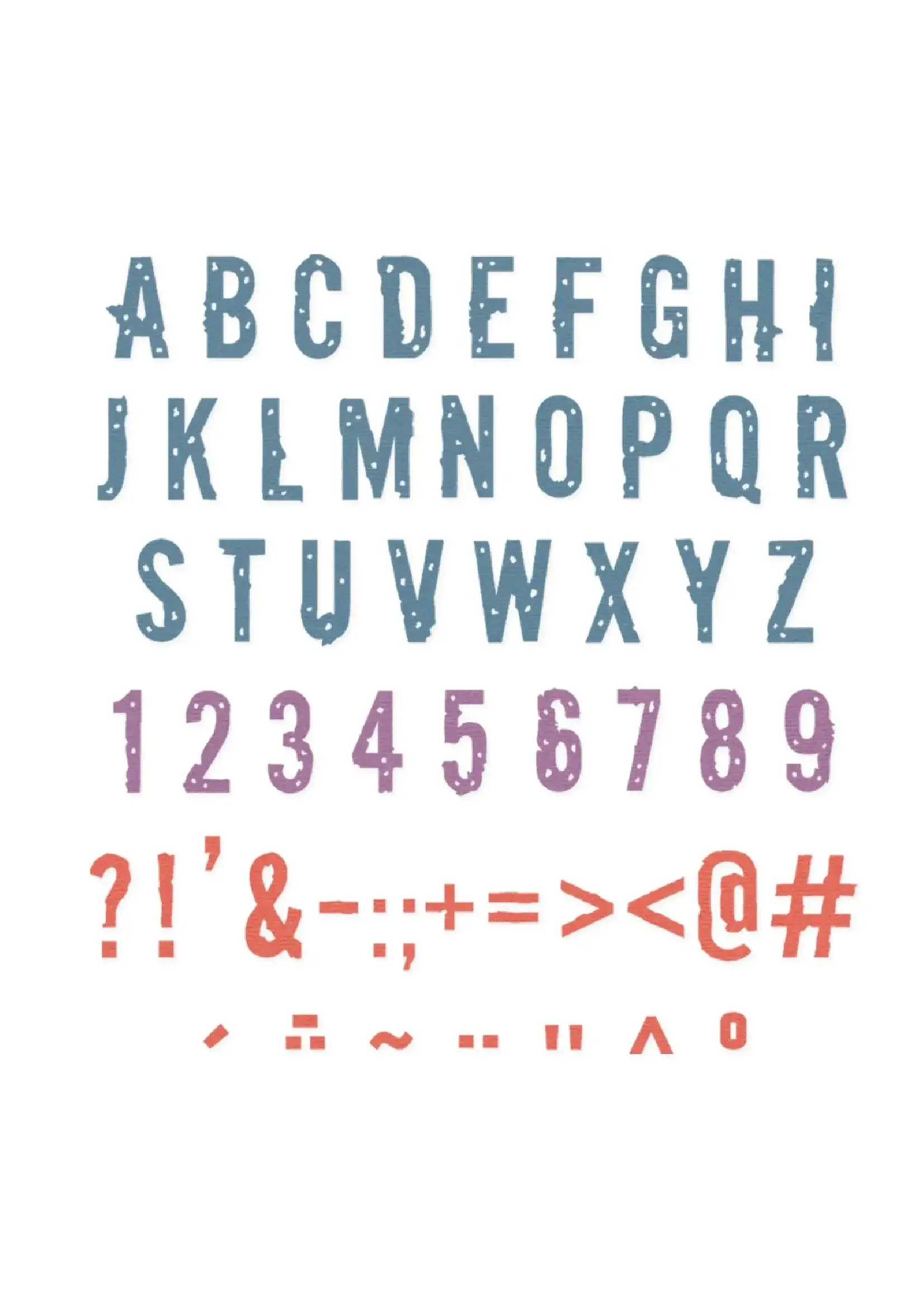 Sizzix • Thinlits Die Set 43pcs Typography by Seth Apter Sizzix 667050