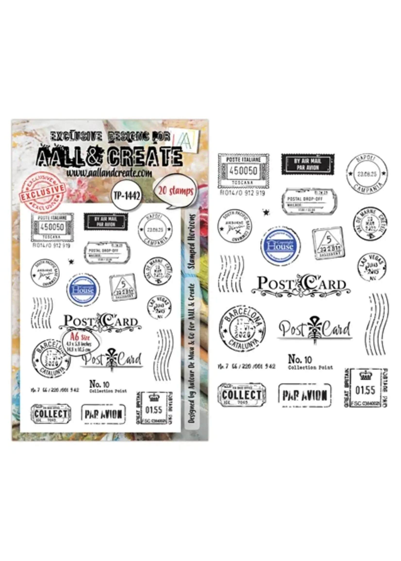 Dispatch Transit A6 Stamp Sets Stamped Horizons by Autour De Mwa & Co (AALL-TP-1442)