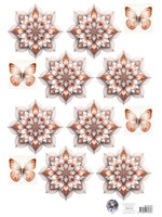 Fairybells combi knipvel voor pop-up en decoupage - roze A