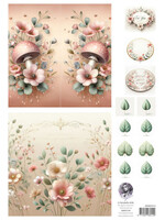 Fairybells combi knipvel voor pop-up en decoupage - roze C