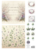 Fairybells combi knipvel voor pop-up en decoupage - lila C