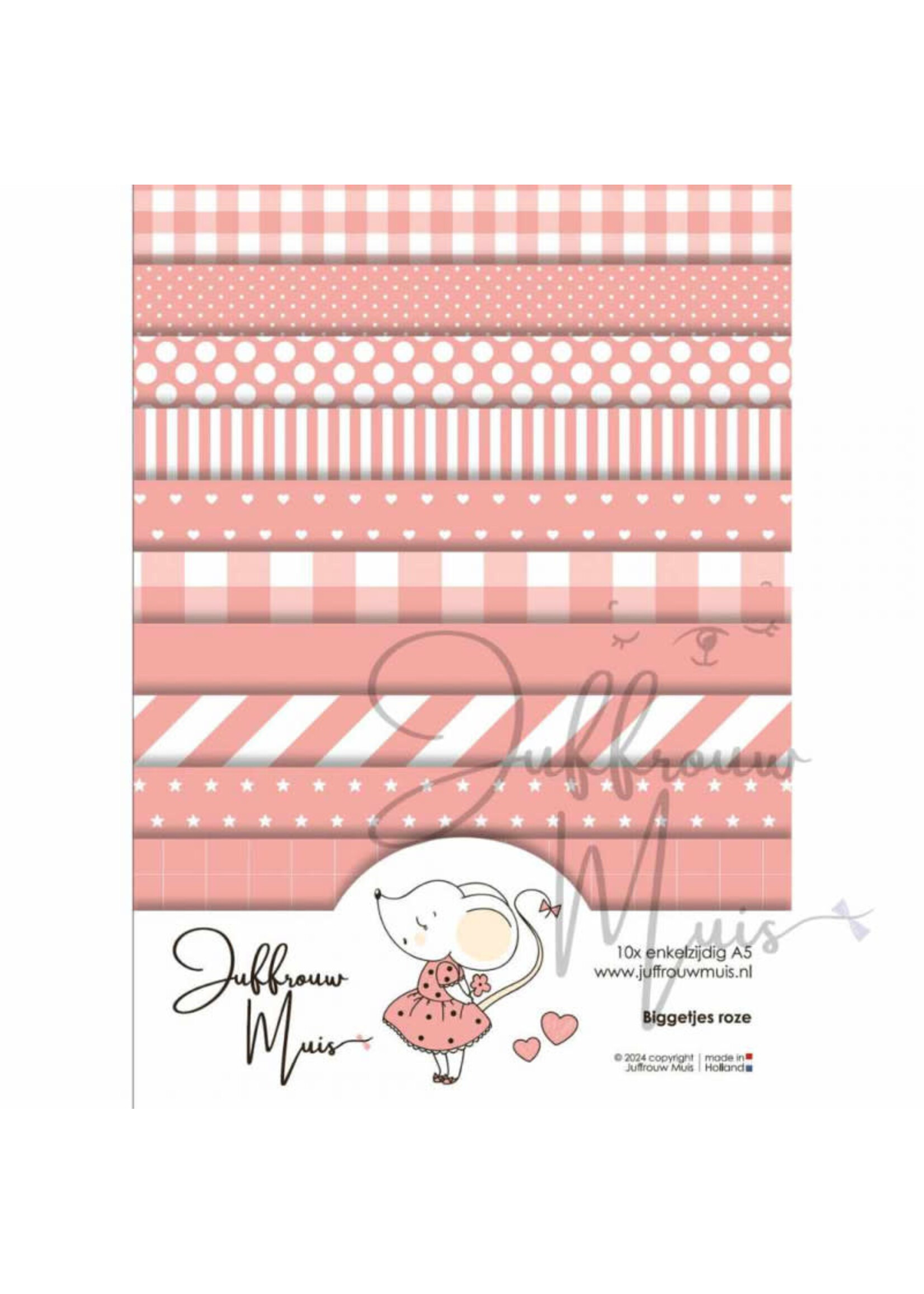 Tiny Cardstock - A5 - Biggetjesroze