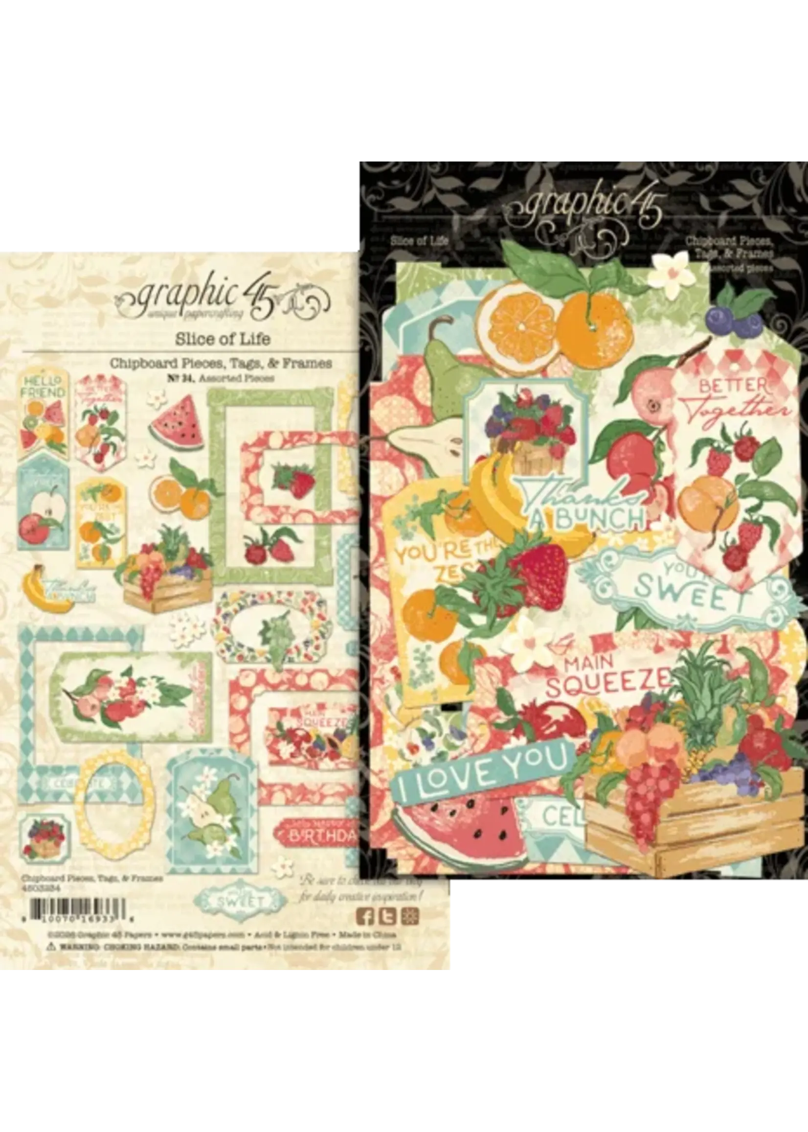 Slice of Life Chipboard Pieces, Tags & Frames (4503234)