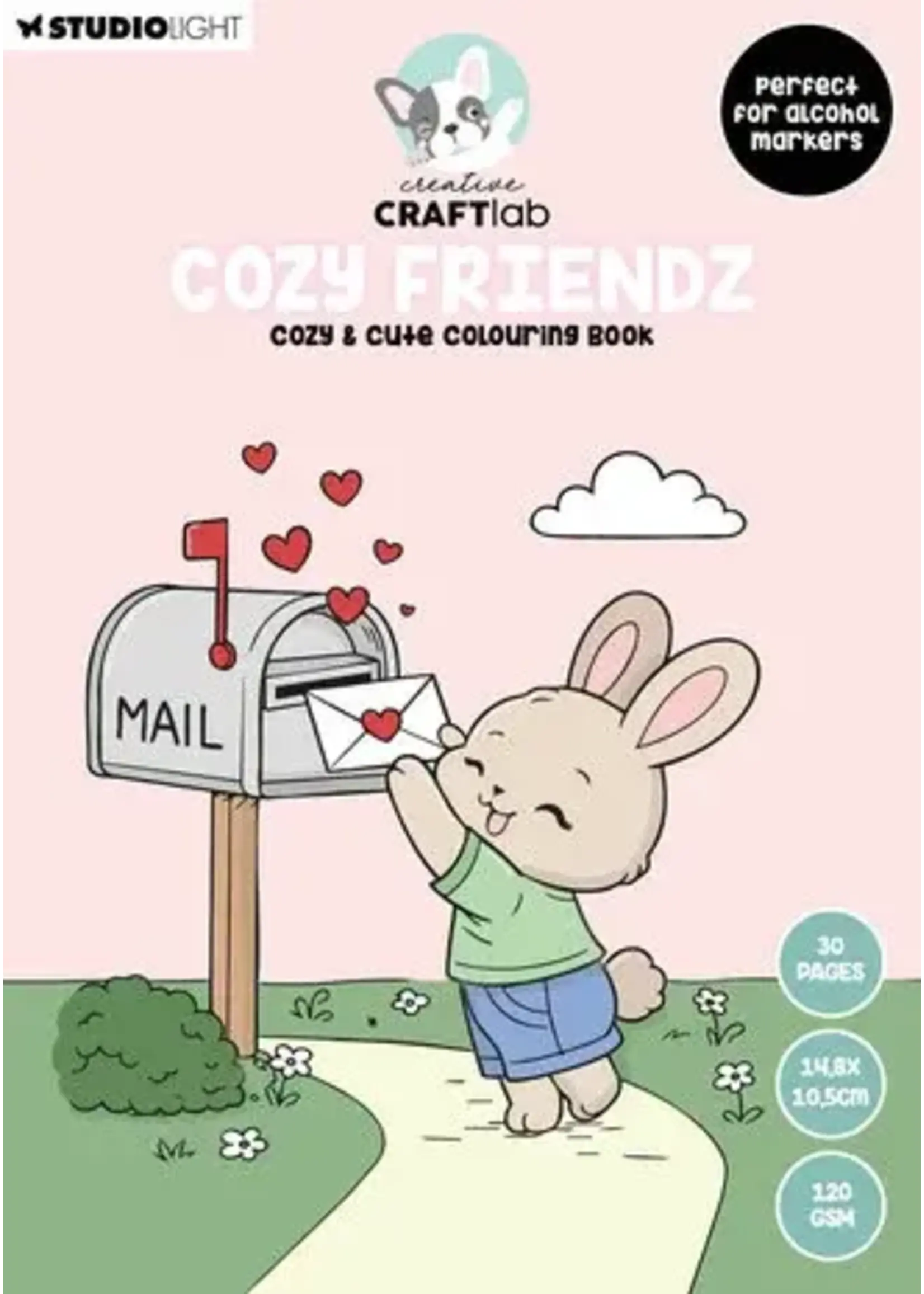 Friendz Cozy & Cute Coloring Book Cozy Friendz (CCL-FR-CB11)