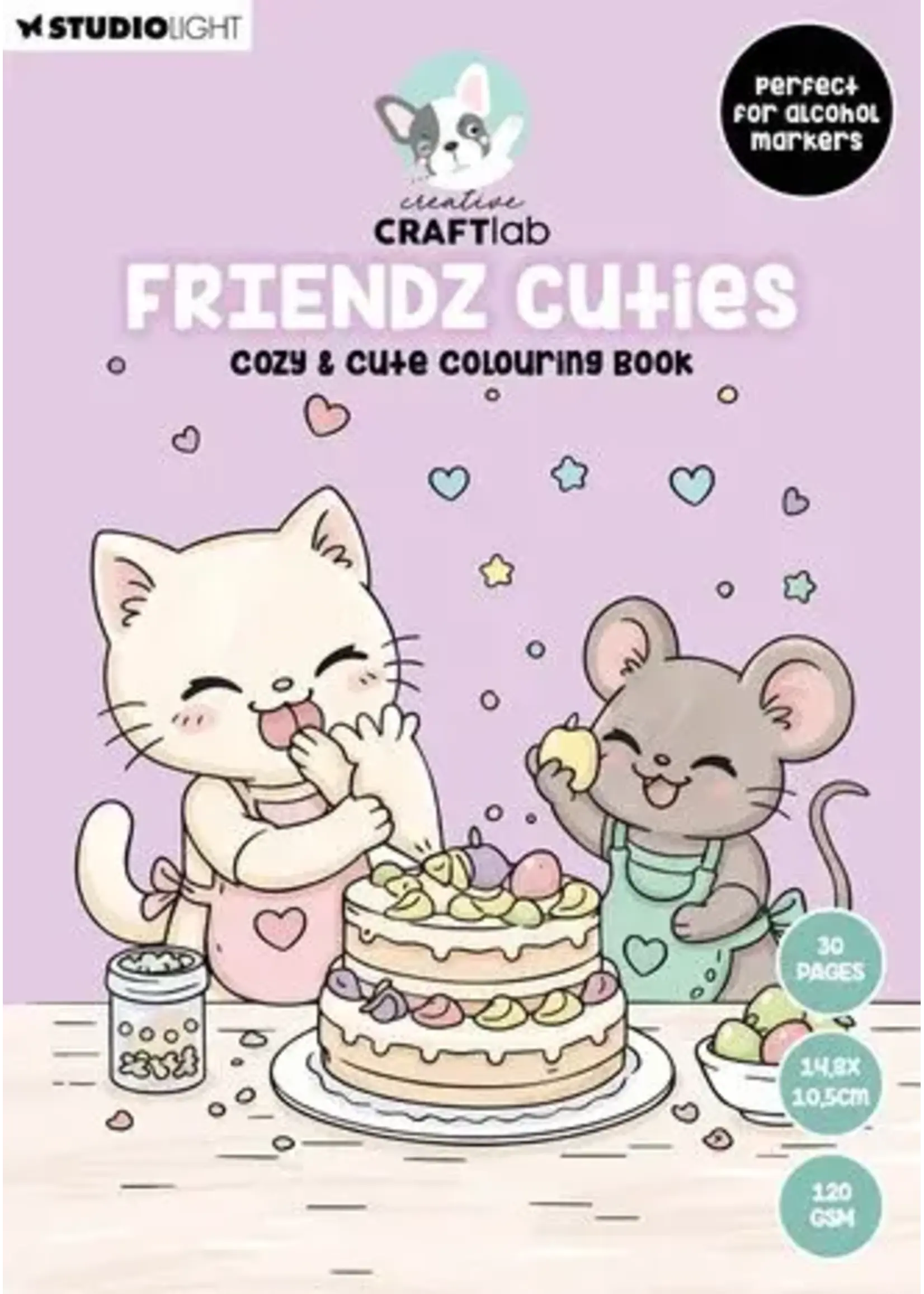 Friendz Cozy & Cute Coloring Book Friendz Cuties (CCL-FR-CB10)