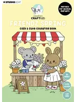 Creative Craftlab Friendz Cozy & Cute Coloring Book Friendz Spring (CCL-FR-CB09