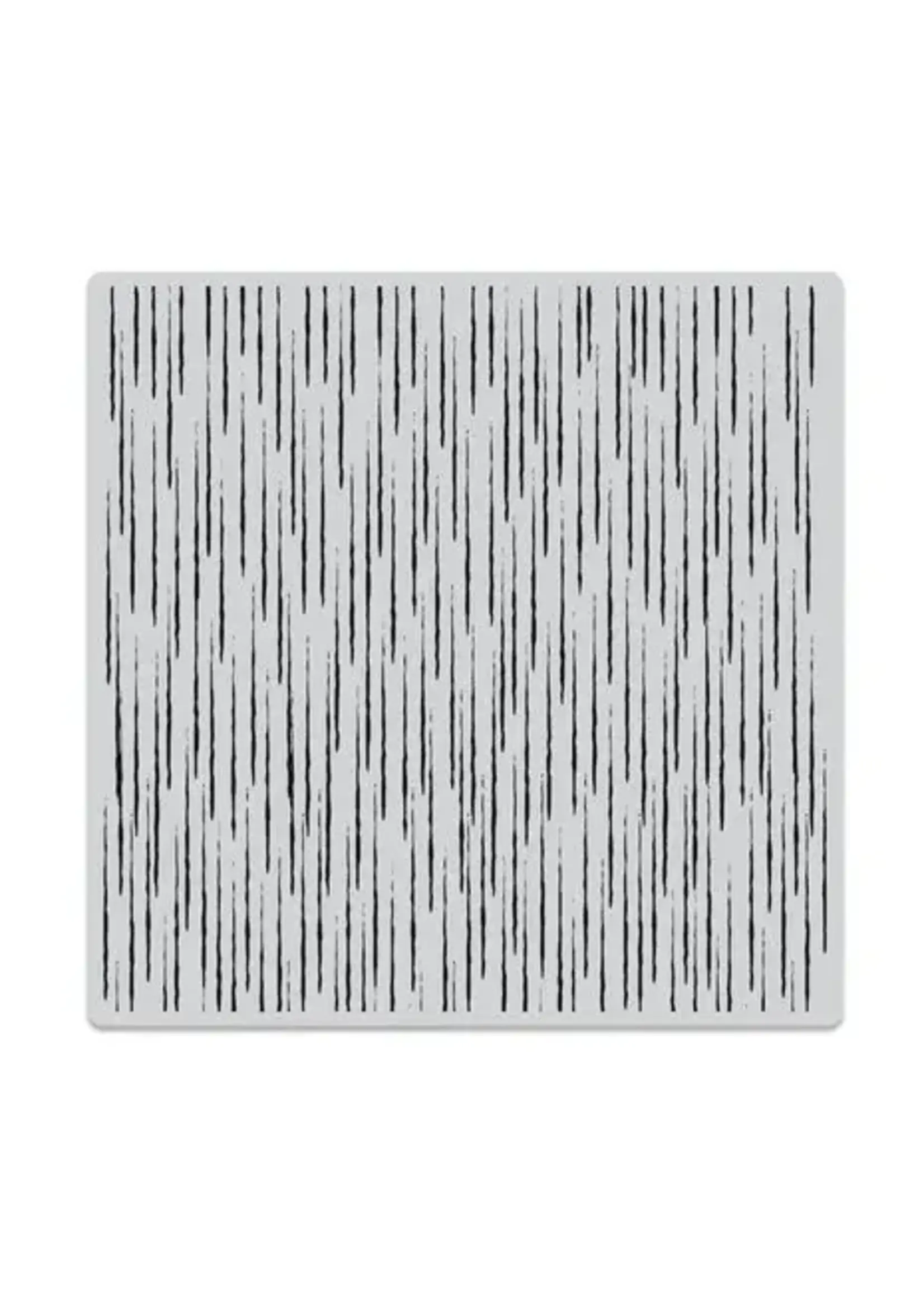 From The Vault Spring Cling Rubber Stamp Rain Texture Bold Prints (CG929)