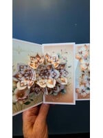 Bloemen pop-up kaart Elly en Lia