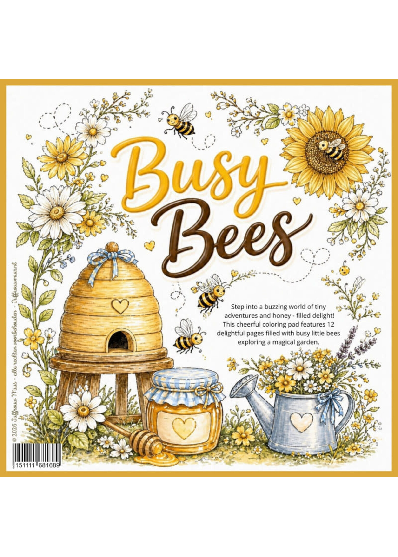 Juffrouw Muis - Coloring Pad - Bussy Bees