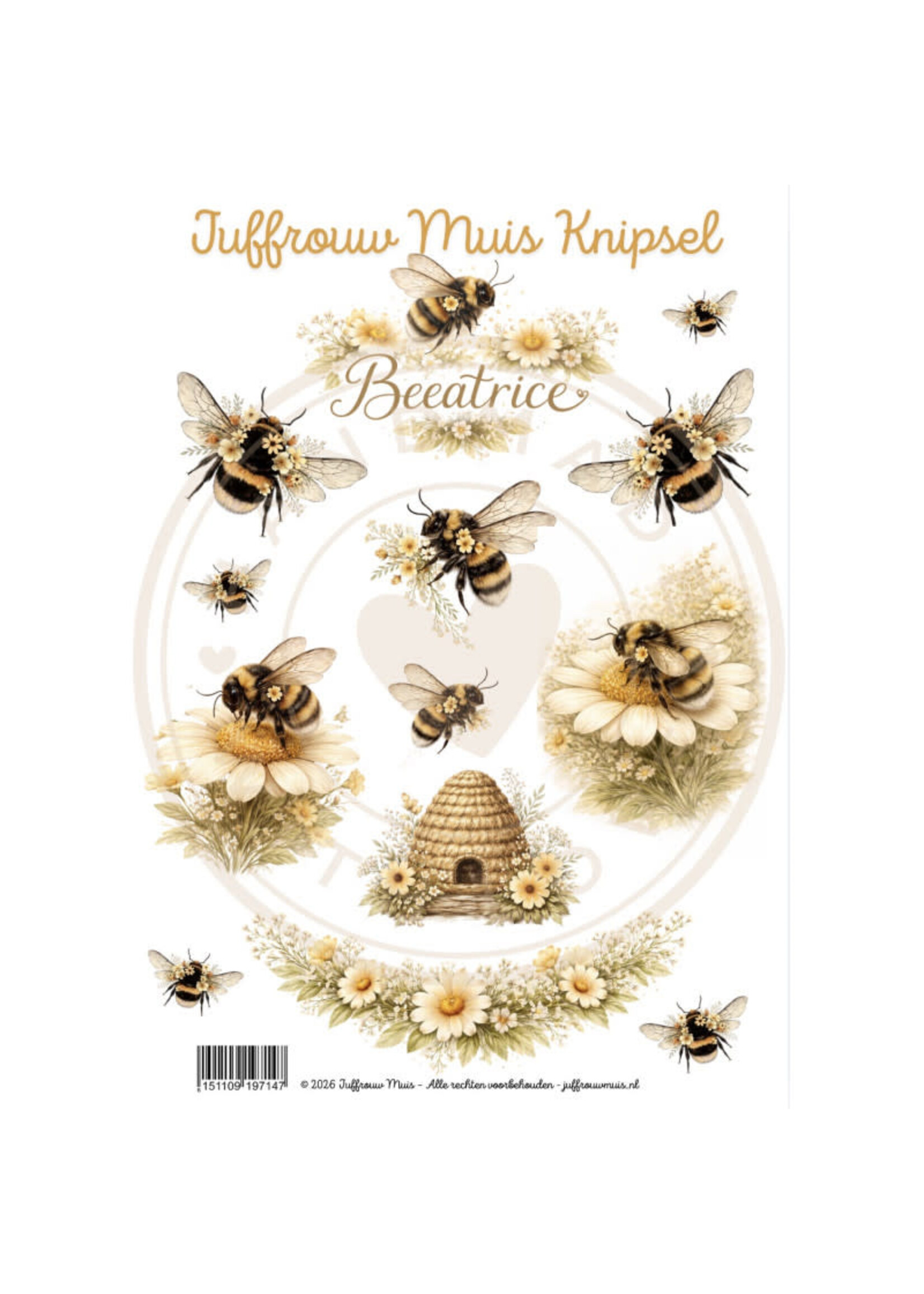 Juffrouw Muis Knipsel - Beeatrice