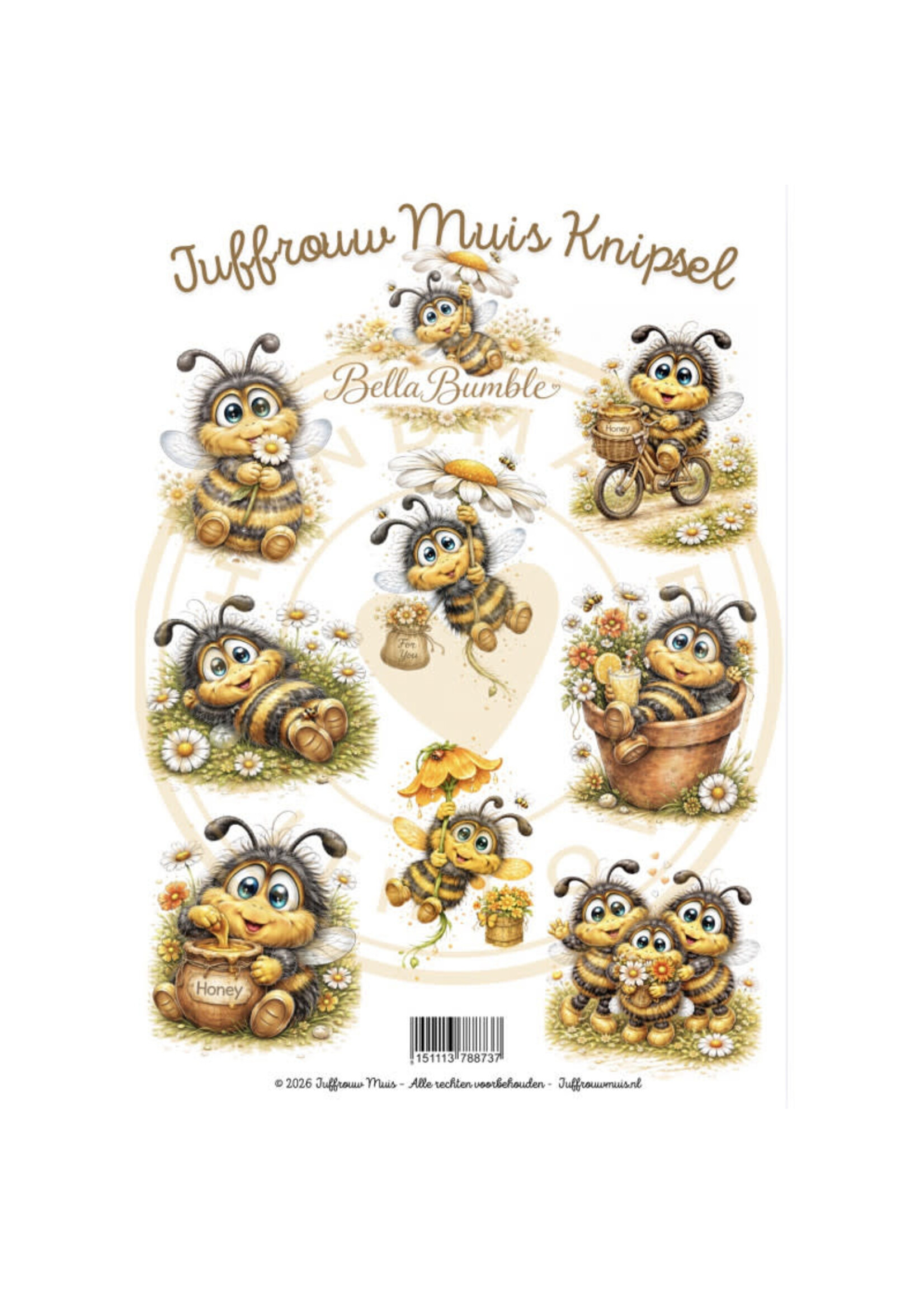 Juffrouw Muis Knipsel - Bella Bumble
