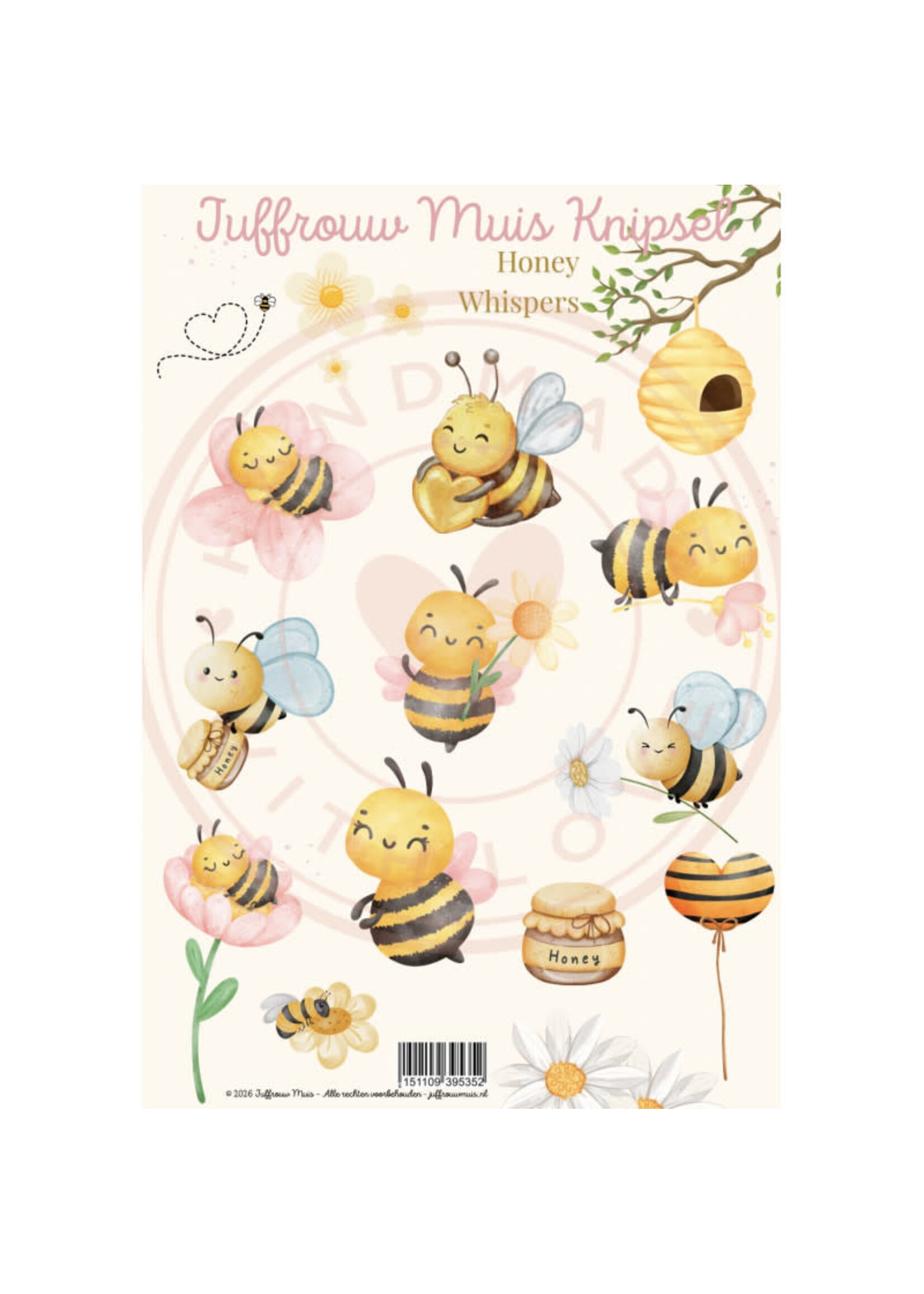 Juffrouw Muis Knipsel - Honey Whispers