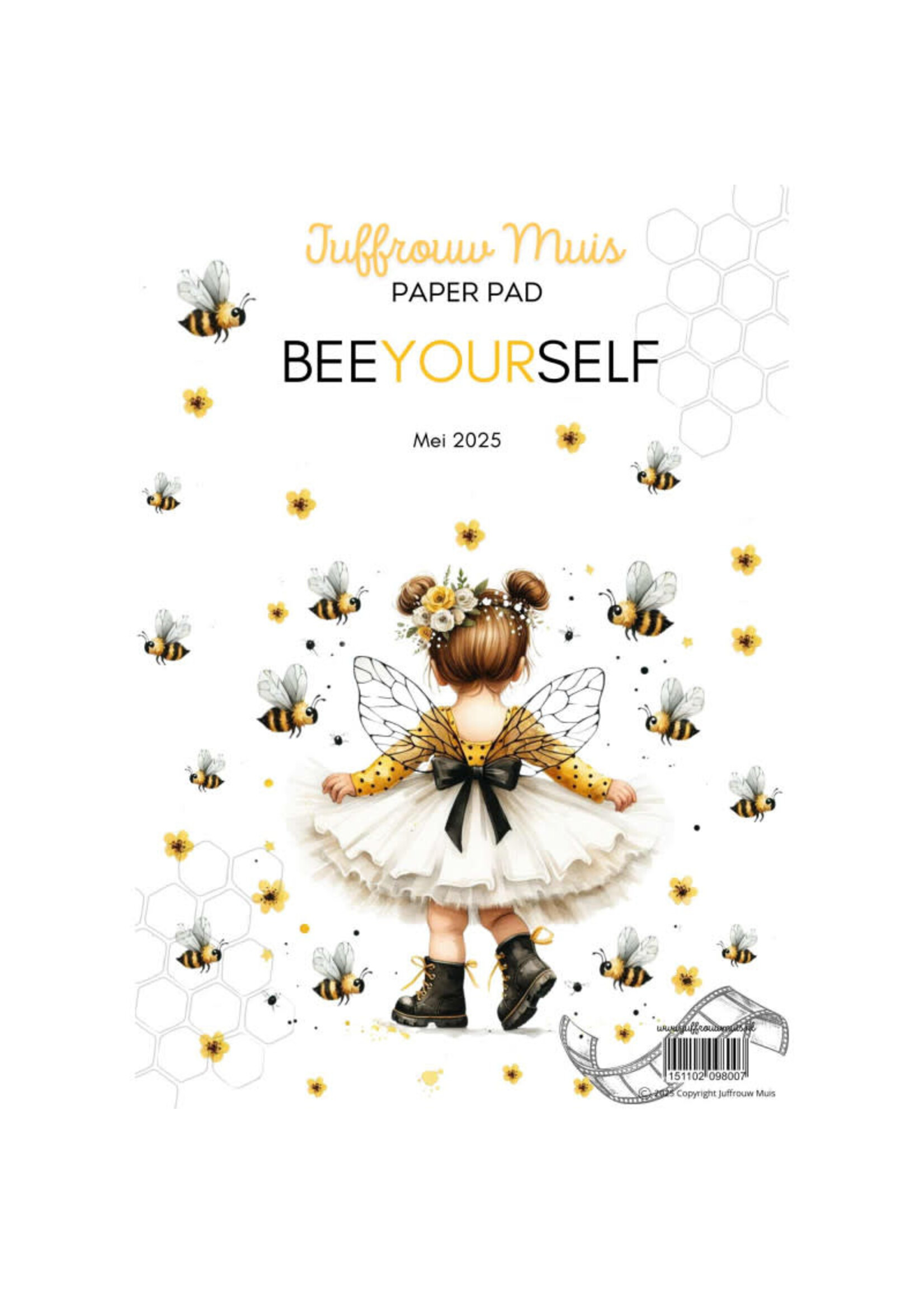 Juffrouw Muis Paperpad - Bee your self