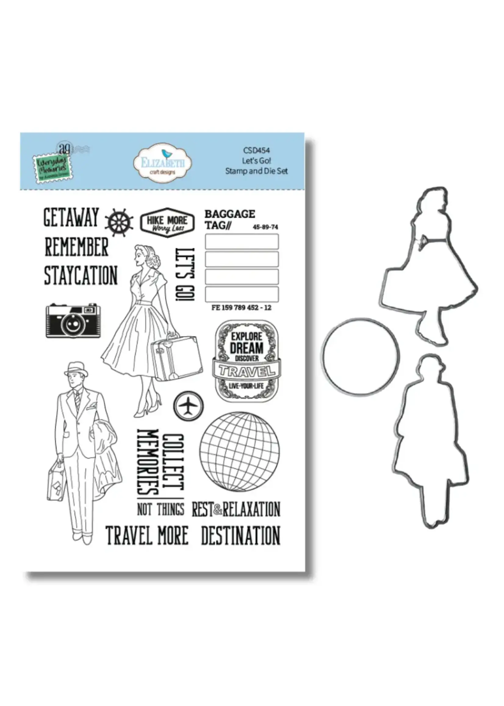 Laten we gaan! Stempel- en matrijsset Everyday MemoriesSKU: CSD454