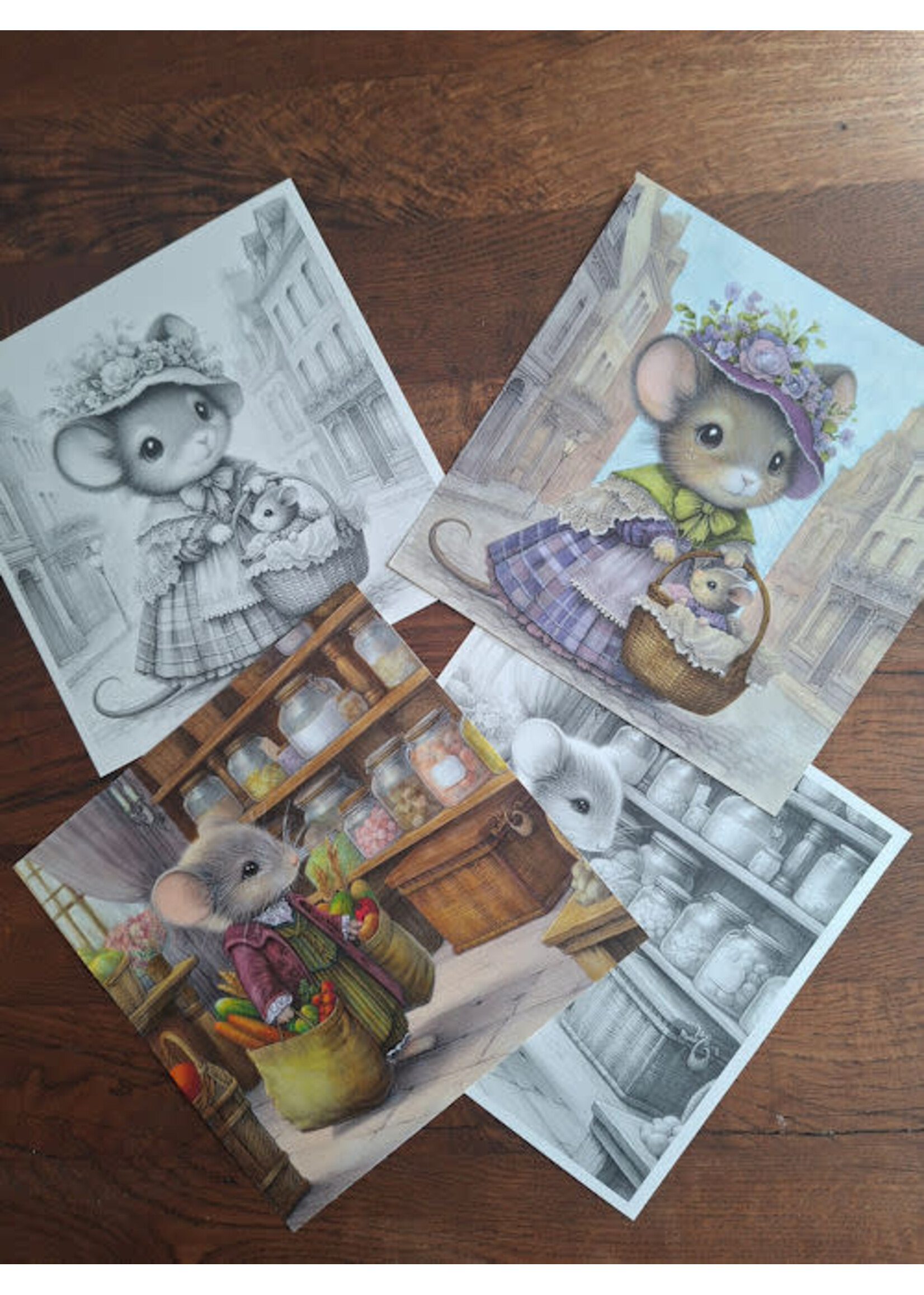 Fairybells Coloring Pages kleurplaten Set 5 (20x20 cm) met ingekleurd voorblad 6 verschillende kleurplaten