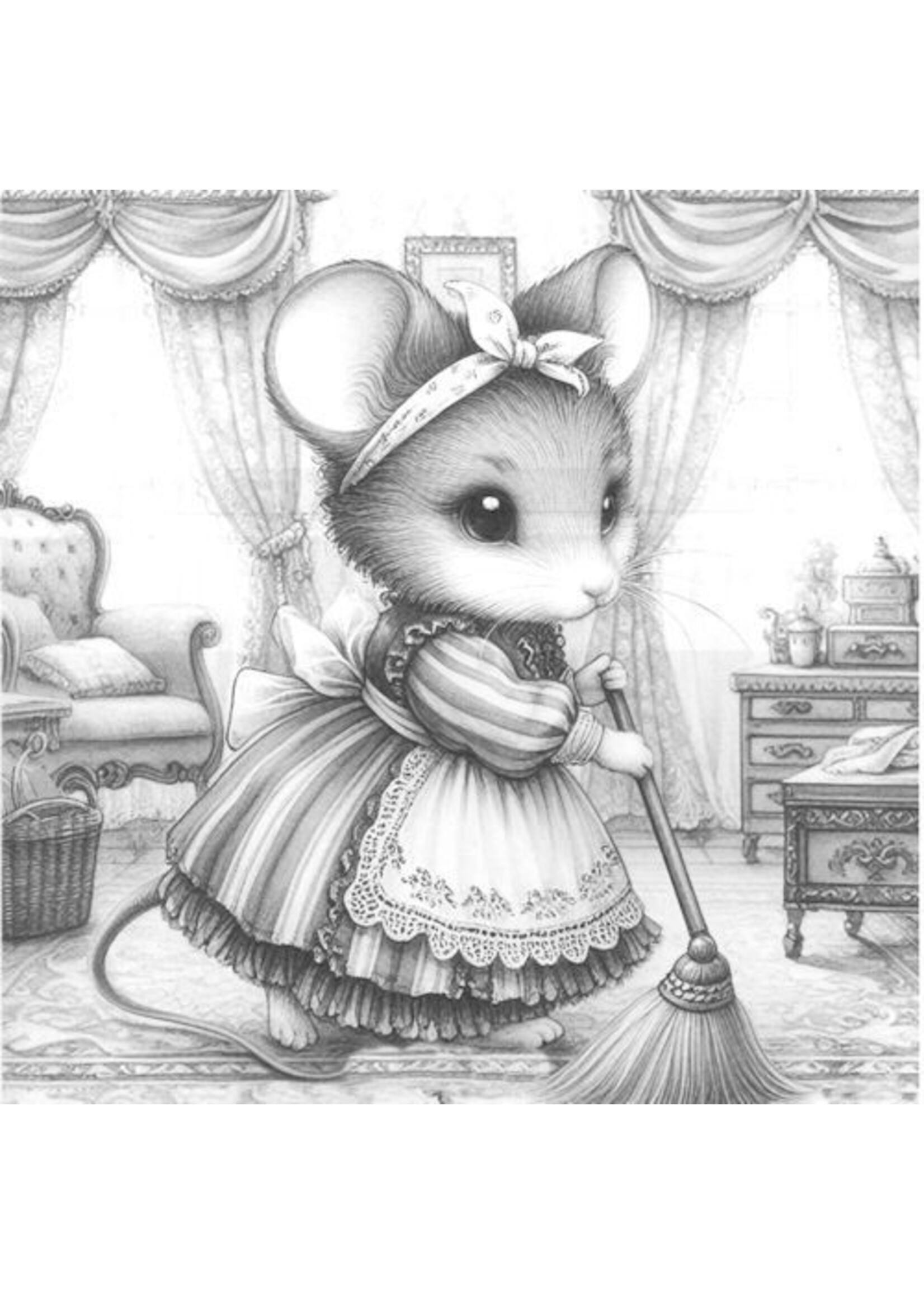 Fairybells Coloring Pages kleurplaten Set 5 (20x20 cm) met ingekleurd voorblad 6 verschillende kleurplaten