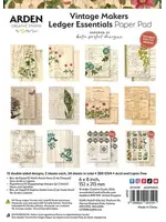 Vintage Makers Ledger Essentials 6x8 Inch Paper Pad by Katie Pertiet (ACSPP0025)