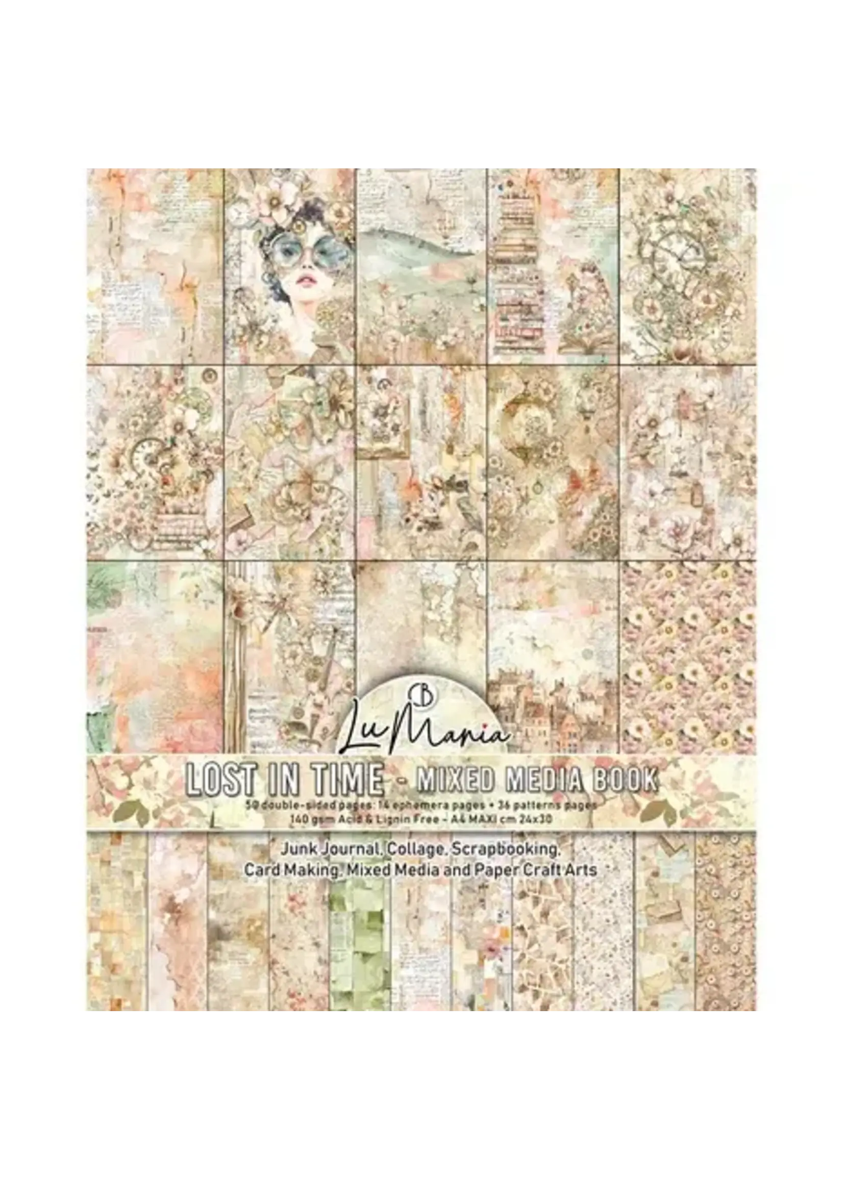 Lost in Time A4 Maxi Mixed Media Book (MA007)