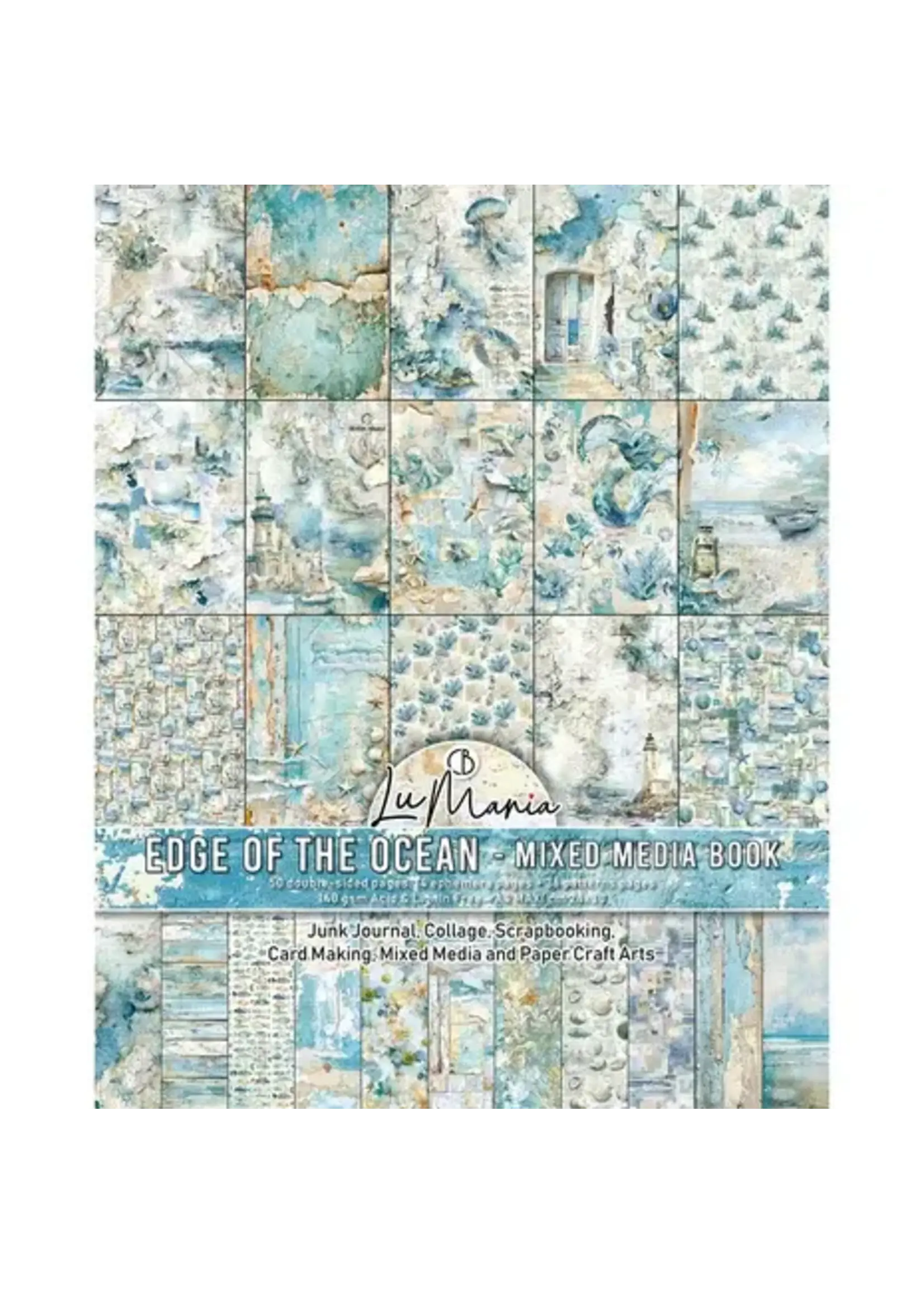 Edge of the Ocean A4 Maxi Mixed Media Book (MA008)
