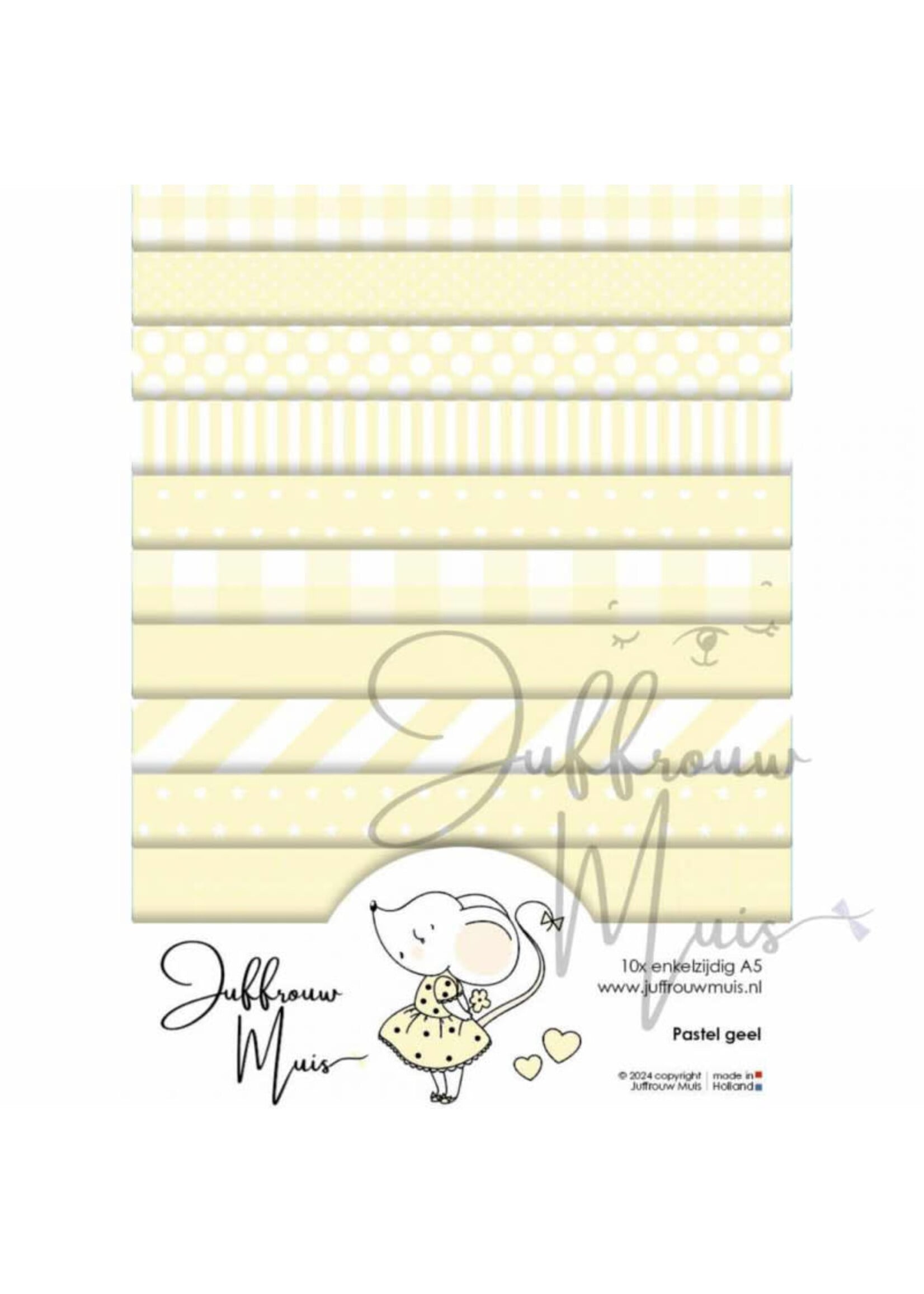 Tiny Cardstock - A5 - Pastel Geel